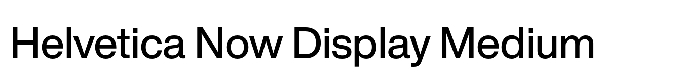 Helvetica Now Display Medium image